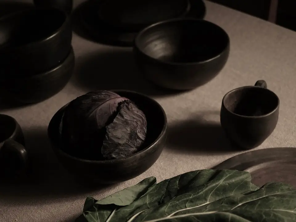 Natural Clay Dinnerware by Brendan Tadler, handmade natural clay
