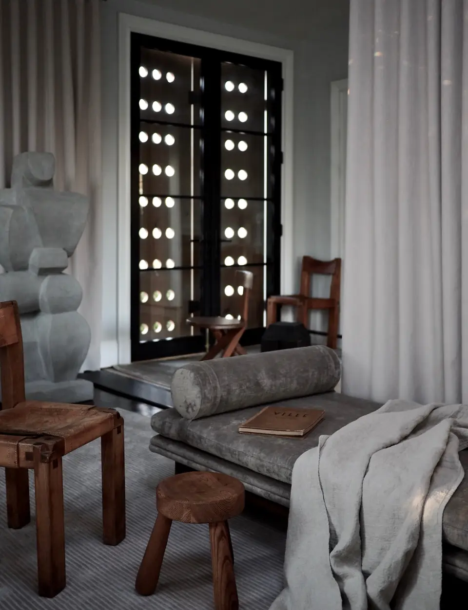 Porosity Shutters by Brendan Tadler, cedar, view 3